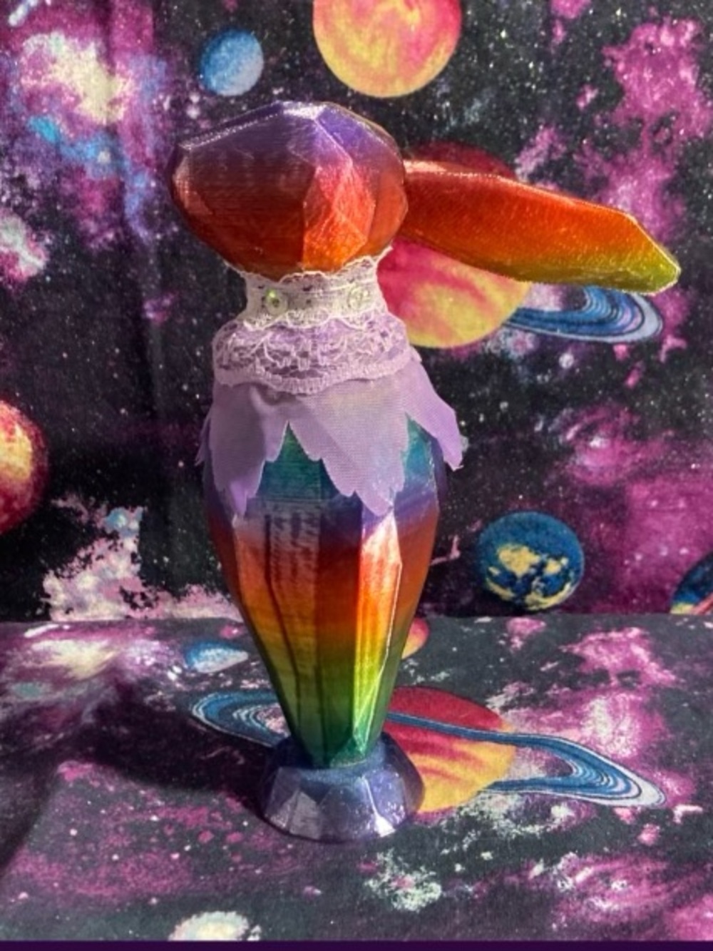 Rainbow Polygon Bunny
